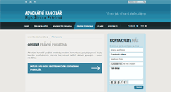 Desktop Screenshot of online-pravni-poradna.cz