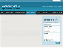 Tablet Screenshot of online-pravni-poradna.cz